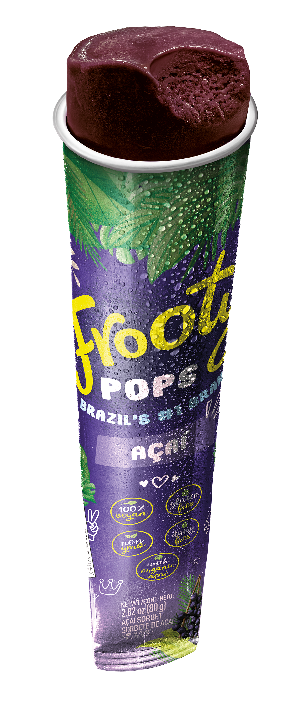 Frooty Acai Push Pops